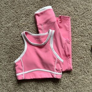 Wilo Sports Bra and High Waisted Leggings Set